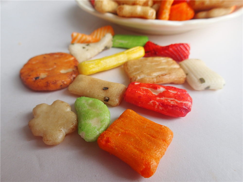 E133 Rice Cracker Mix Malto Dextrin Japanese Senbei Crackers
