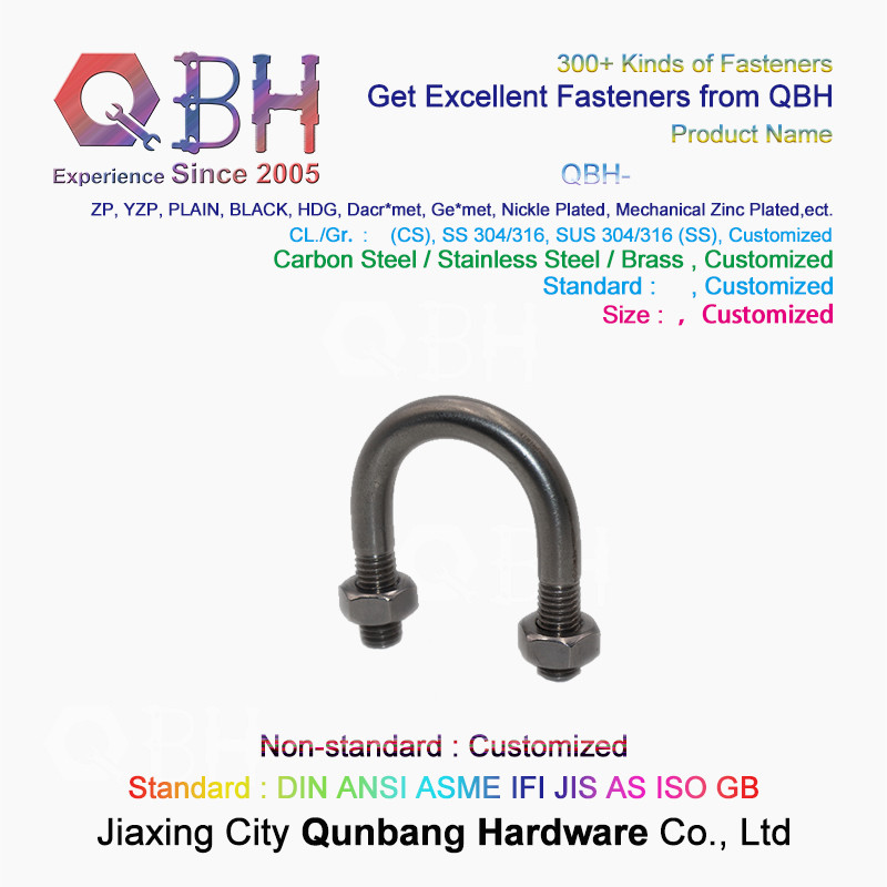 4.8 304 316 Stainless Steel Square U Bolts Stamping