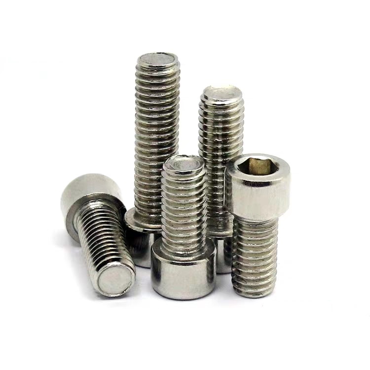 DIN912 Standard Plain Finish Hexagon Socket Head Cap Screw Bolt M2 M2.5 M3 M4 M5 M6 M8