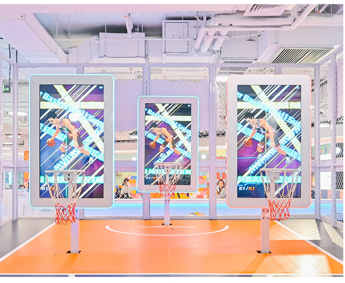 Hardware 5 Players Electronic Arcade Basketball Game Machine