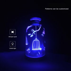 Ultrasonic aroma diffuser, mini and cute, with 120ml tank essential oil