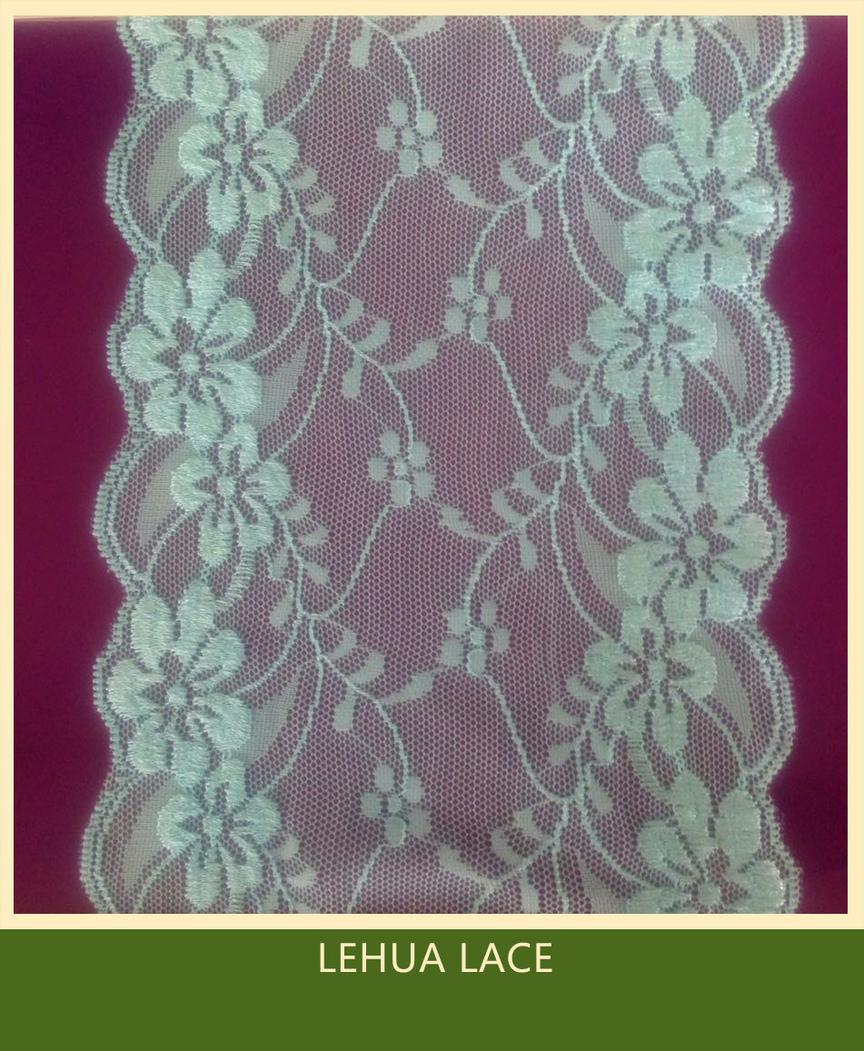 Hot Selling and nice quality Nylon Spandex Stretchy Brazil Lace from China