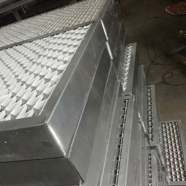 Ventilation Air Inlet Louver Water Treatment Cooling Tower Louver 0.6mm