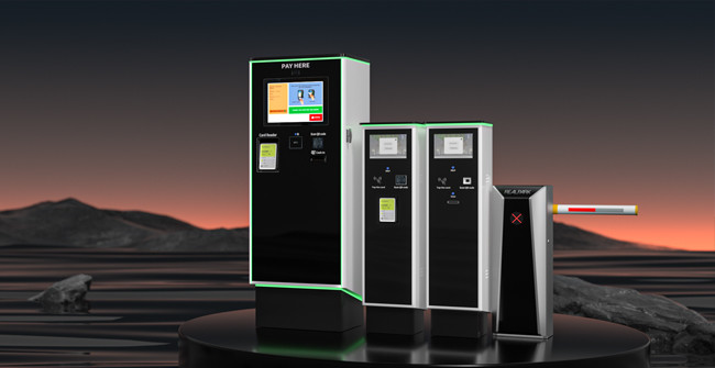 NFC Card Parking Management Kiosk LPR Automatic Parking Ticket Machine