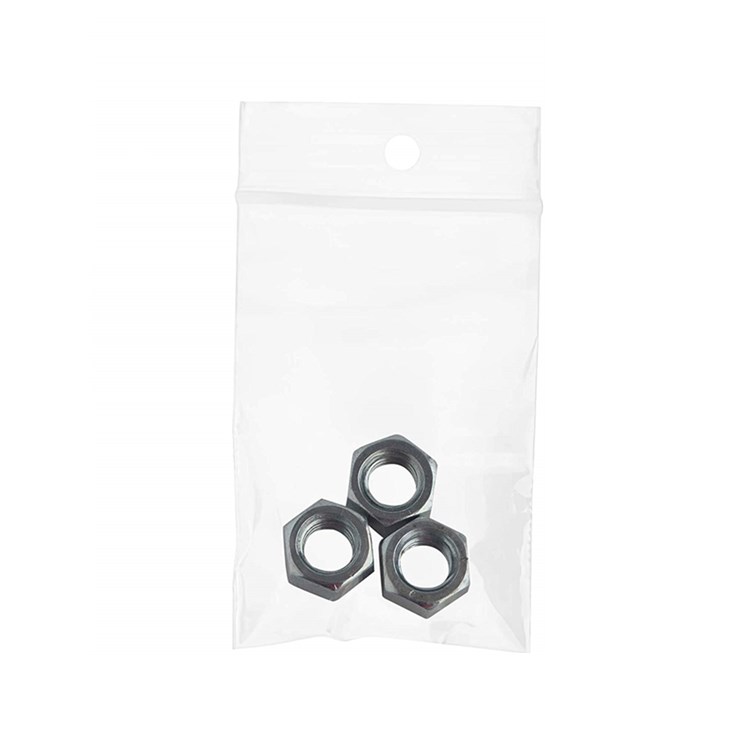 Resealable Plastic Necklace Bags with Hang Hole Clear Zipper Baggies