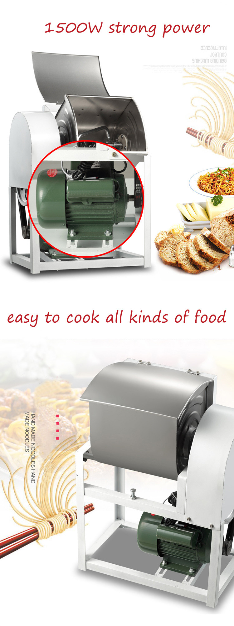 Automatic Commercial Baking Equipment 220V Automatic Dough Maker