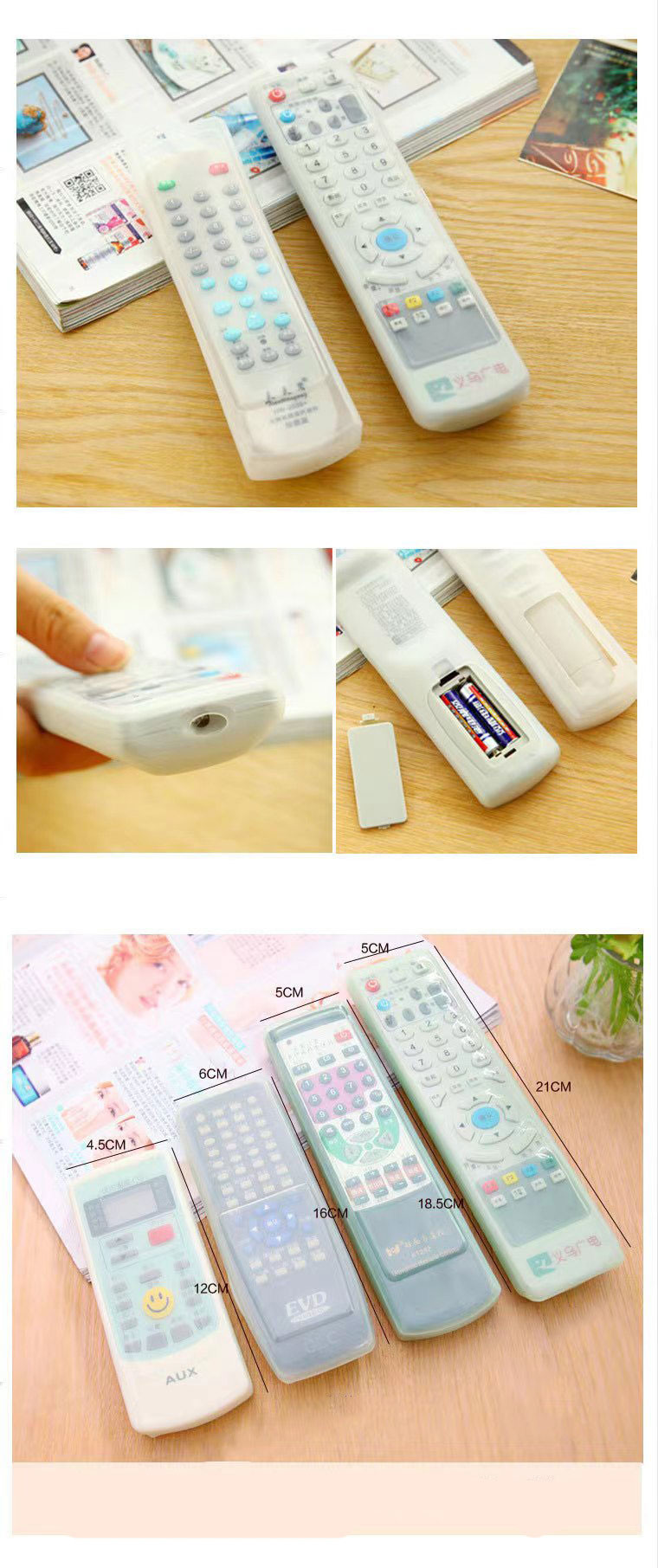 Customized Remote Control Protective Cover Suitable For Durable Silicone Protective Cover Of TV Air Conditioning