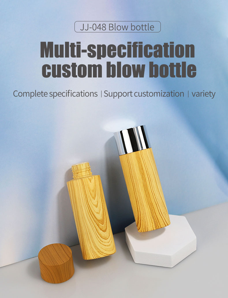 PET 100ml Empty Plastic Bottle Luxury Cosmetic Lotion Container With Pump Sprayer