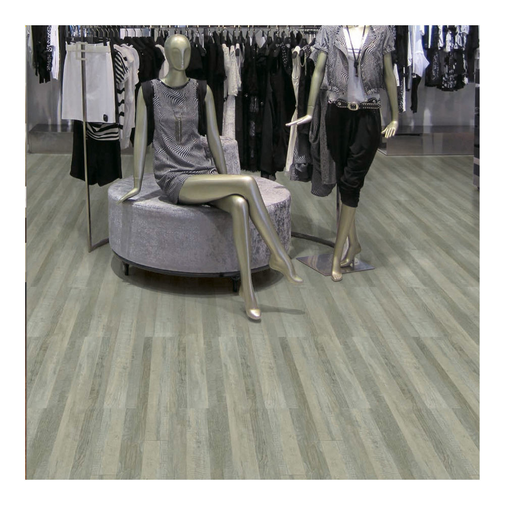 Home Space Commercial SPC Vinyl Flooring 2mm 18" * 18" Customizable