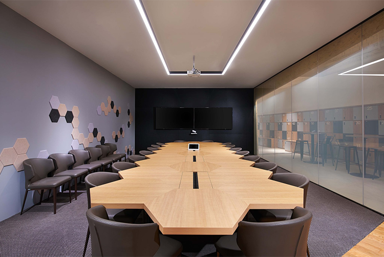 LED Office Pendant Lights , Commercial Pendant Lighting Multi Color Option