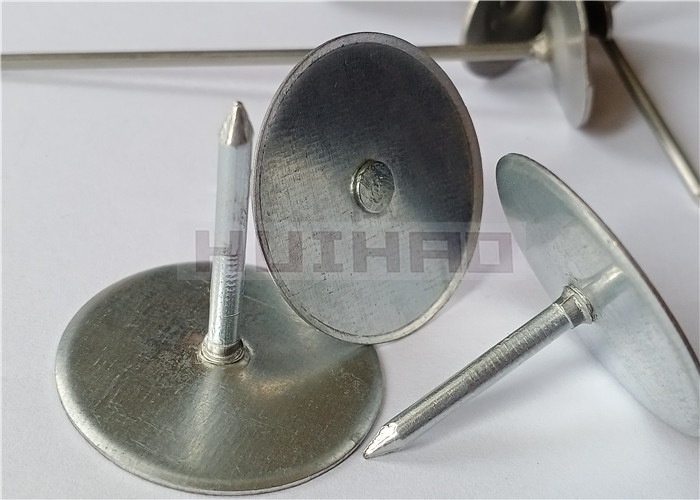 Duct Liner Steel Cupped Head Weld Pins For Auto Welding Resistance Equipment