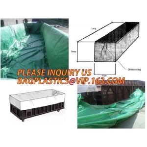 Large durable drawstring dumpster container liner for garbage disposable,dump
