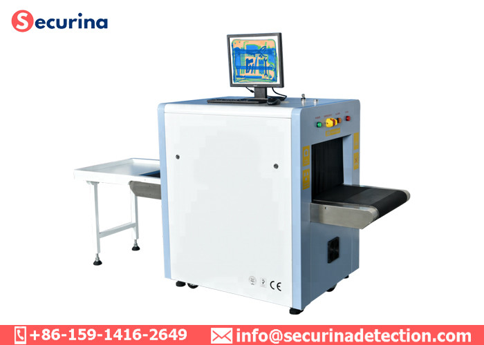 SA5030 Airport X Ray Baggage Scanner Conveyor Belt Machine LINUX System 0.7KW