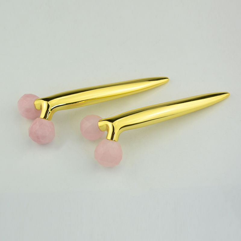 47mm*160mm 3d V Shape Anti Aging Jade Roller For Forehead Wrinkles