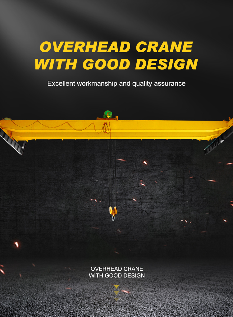 Electric Industrial Overhead Crane , 20 Ton Double Girder Bridge Crane
