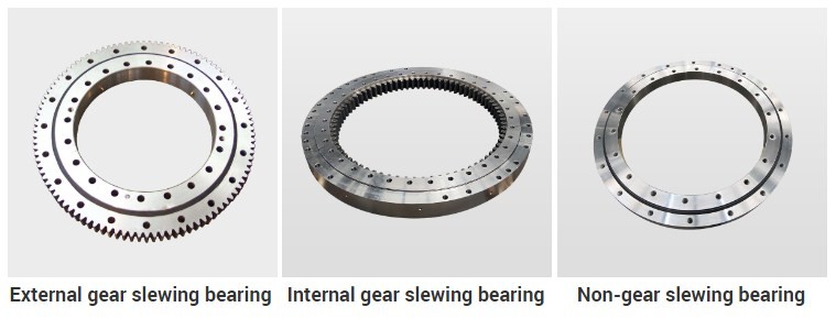 56-60 HRC CNC Precision Machined Components Turntable Slewing Bearing