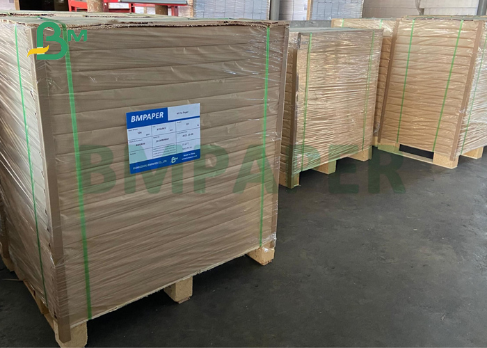 115g 130g Silk Coated Paper For Advertising Leaflets 26 x 40inch High Strength