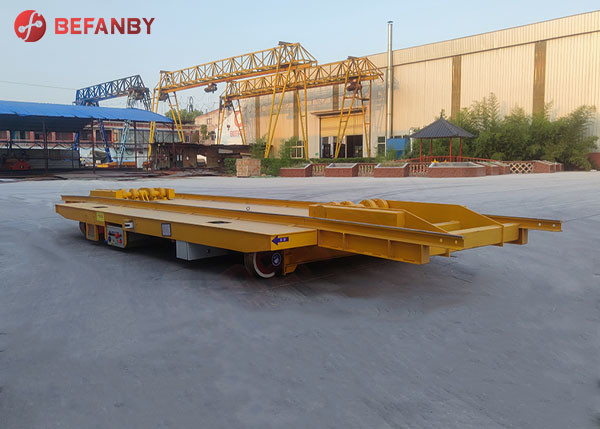 Aluminium Plant Electrical DC Motor Rail Transfer Cart