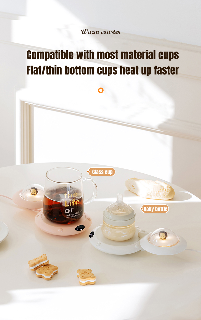 110-220 V Stylish UFO Coffee Milk Tea Mug Cup Electric Heating Coaster Warmer