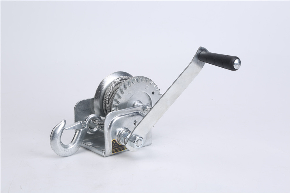 Reversible Ratchet 600LBS Stainless Steel Hand Winch With Handbrake