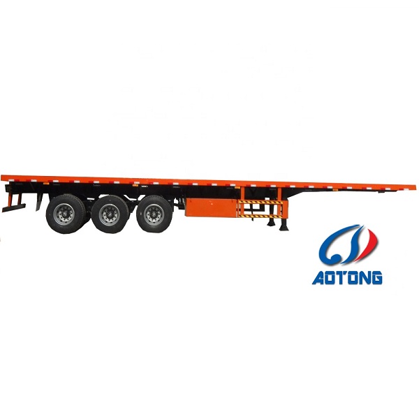 30 Years of Exporting 3 Axle 4 Axle Flat Bed Truck Semi Trailer from ISO9001 Certified