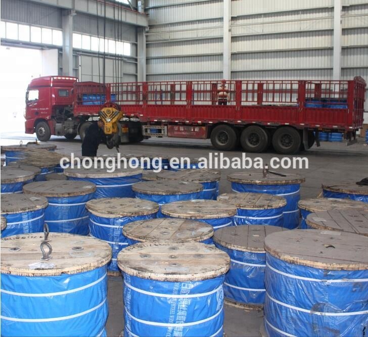 Hot-Dipped Galvanized Aircraft Cable MIL-DTL-83420 2000N/MM2 7x19 Steel Wire Rope 3/32'' reels with 2.000 m/each and Made