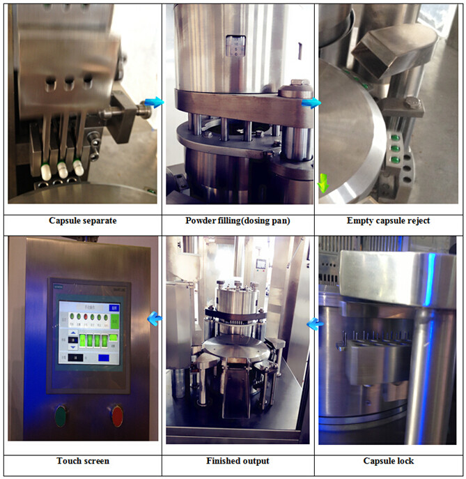 OEM ODM NJP 400C Auto Capsule Filling Machine for Powder And Pellet Filling