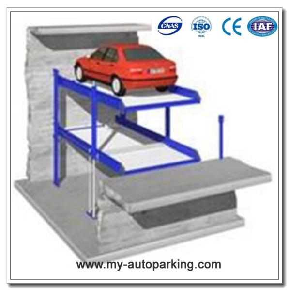 Double Level Pit Car Parking Lifts/Car Underground Lift/Basement Parking Garage