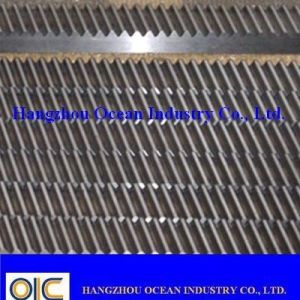 China Helical Gear Rack , type DP15 ，DP16 ，DP17 ，DP18 ，DP19 ，DP20 ，DP21 ，DP22 ，DP23 ，DP34 ，DP25 on sale