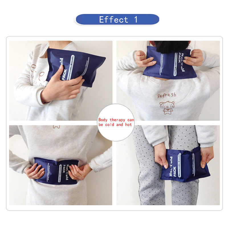 Sport Compress Microwaveable 200ml Soft Reusable Hot Cold Therapy Pack Gel Pad Ice Cooling Heating Emergency Pain Relief pad