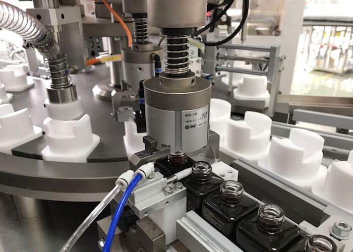 Liquid Monoblock Liquid Filling Machine Filling Compress Wipper Easy Operation
