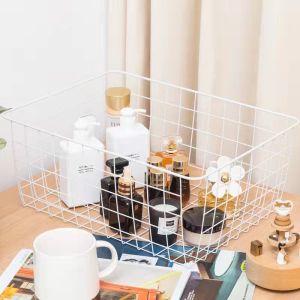 Square Wire Mesh Container Vegetable Mesh Storage Baskets