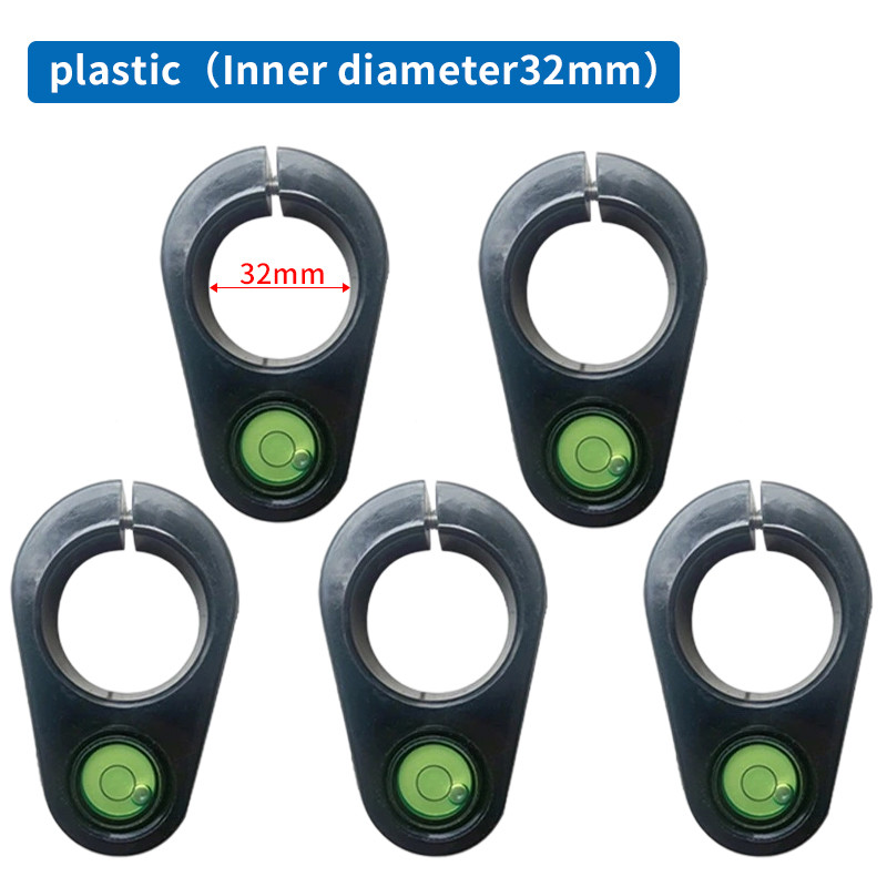 5 PCS Vial with Holder Fits Diameter Pole Bubble for Pole Total Station GPS RTK GNSS