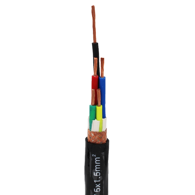 PVC Insulated 1.5mm/2.5mm/4mm/6mm Multi Core 450/750V Shielded Industrial Control Cable