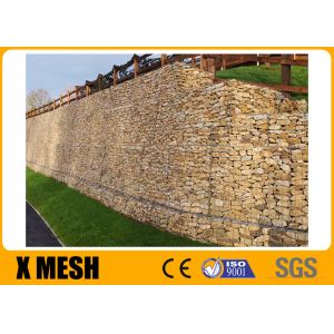 ASTM A974 PVC Coated Gabion Wire Mesh 80x120mm Protection Engineering