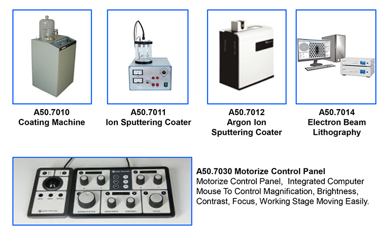 Controled Mouse Scanning Electron Microscope Sem 8x~800000x Magnification