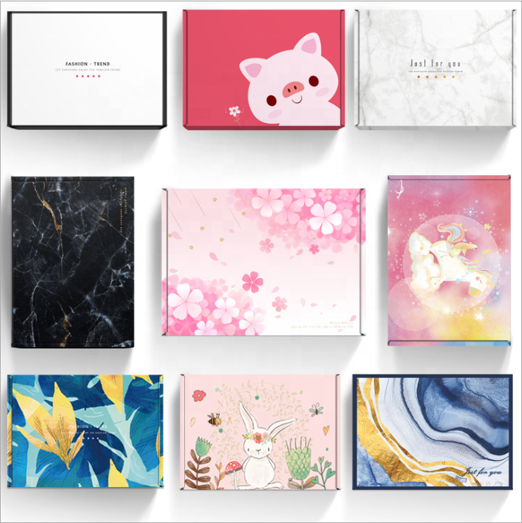 Recycled Paper Materials Custom Corrugated Boxes Durable For Packaging
