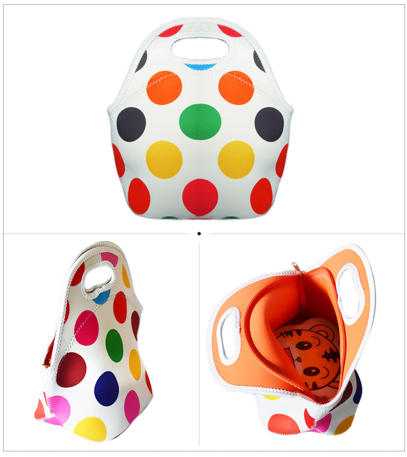 Waterproof Adult Sublimation Neoprene Lunch Bags