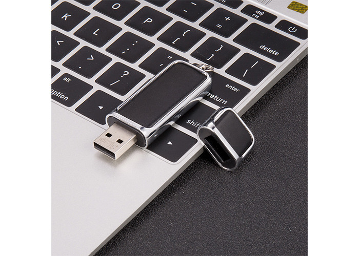 Black / Brown / Red / White Usb Stick Drive With Silk Screen Printed Logo