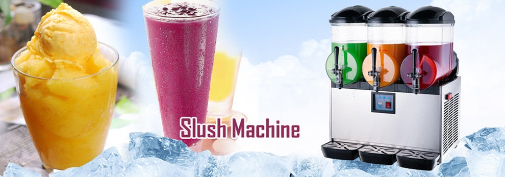 220V/50Hz 48 KG Slush Puppy Machine 420x590x810mm
