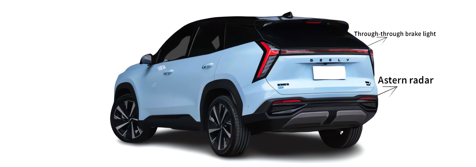 Electric Geely Boyue L SUV 5 Seater Gasoline Powered Hybrid 1.5T Fast Speed Exterior Rearview Mirror Maximum Power 200-250Ps