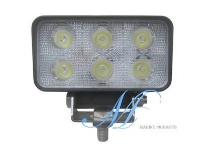 6X3W LED boat floodlight, marine dock light, SUV LED light, ATV LED light, RV