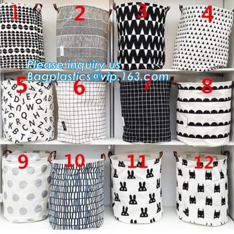 Storage Bins Organizer, Set of 3 Foldable Collapsible Large Cube Fabric Canvas Storage Baskets,Canvas Round Storage Bask