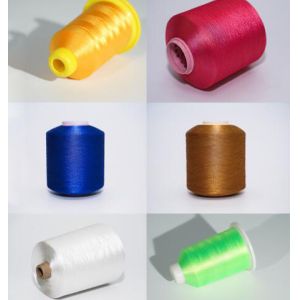 Mercerized 108D/2 Polyester Trilobal Filament Thread For Embroidery