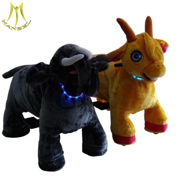 Hansel children indoor rides games machine coin operated motorized animal for