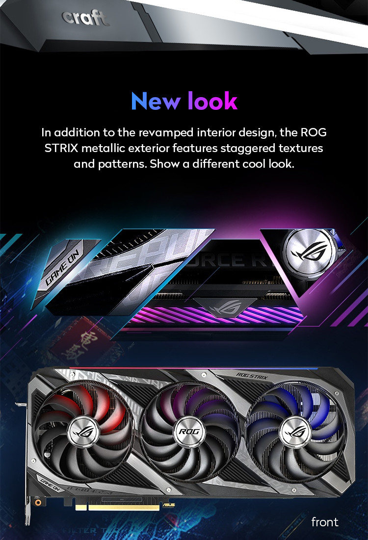 384 Bit ASUS ROG-STRIX-RTX3090-O24G-GAMING Graphics Card 24GB GDDR6 With Overclocking Support