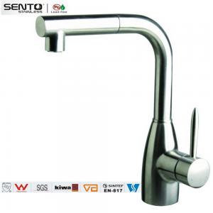 China Modern designs stainless steel faucet pull out kitchen sink mixer on sale
