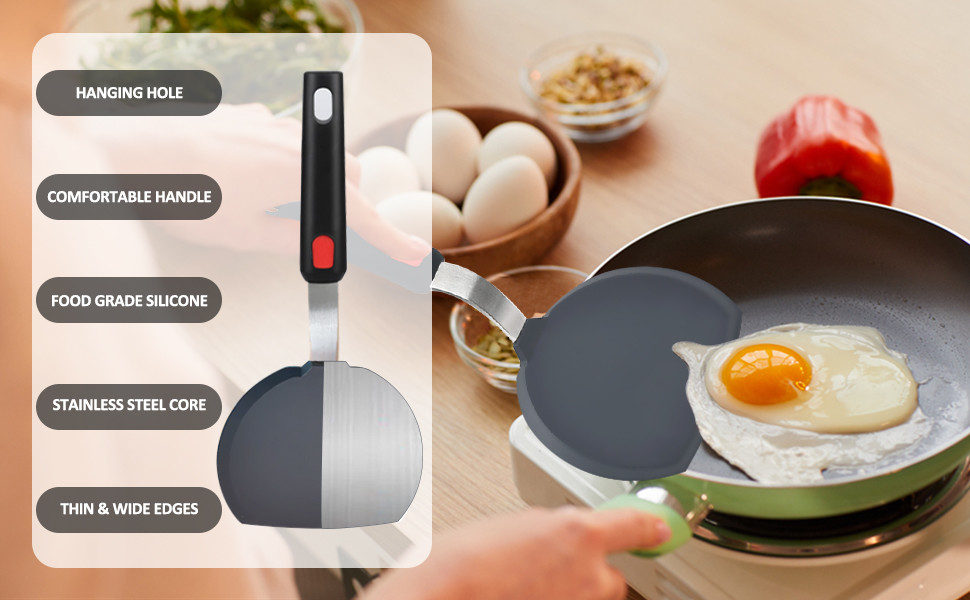 11pcs Silicone Spatula Turner Silicone Kitchen Cookware Utensils Set Kitchen Cooking Tool Spatulas for Pancake Egg Fish