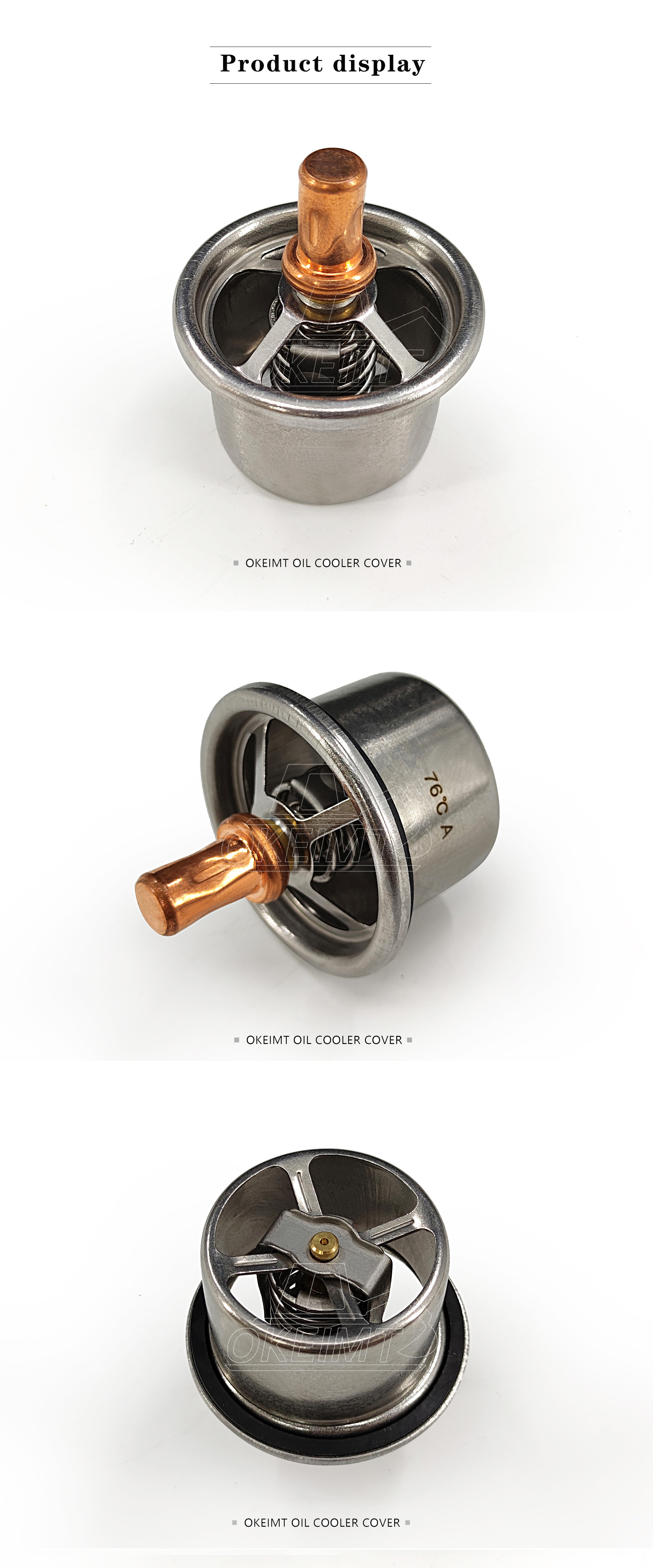 E345D-E349D Engine CATE C13 Thermostat 7C3095 Billet Aluminum