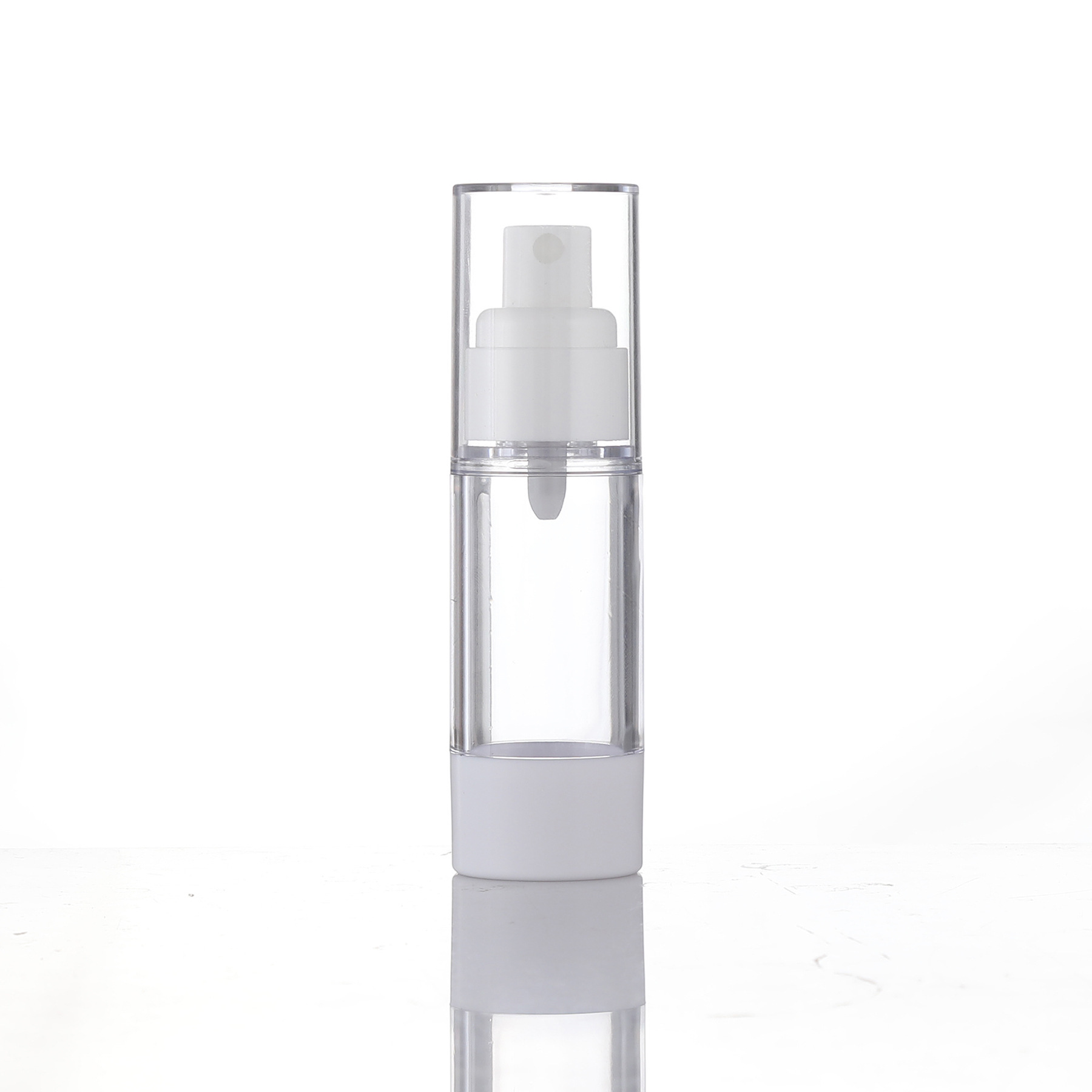 OEM/ODM Acceptable Airless Press Pump Bottle Empty Airless Spray Bottle 15ml 30ml 50ml 80ml 100ml for Skincare and Perfume